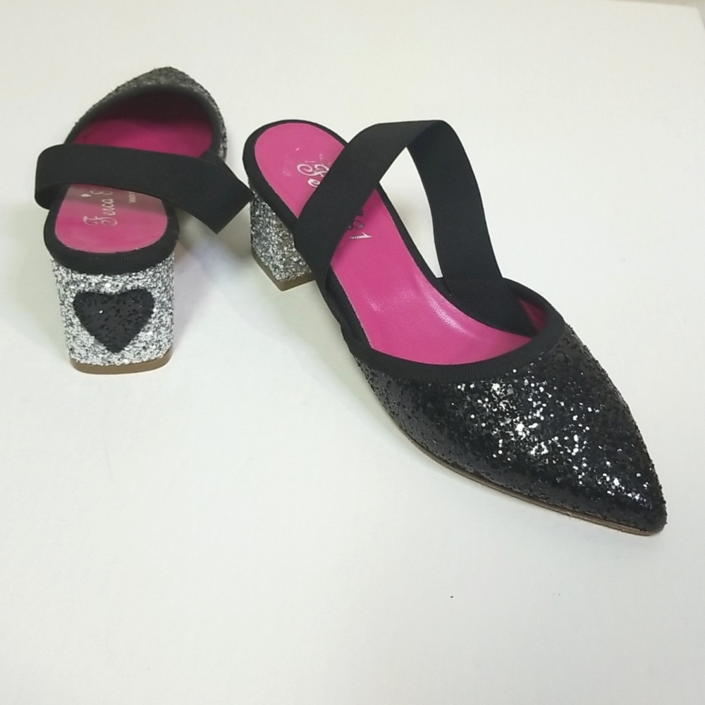 Italian Made Glitter Ferca 81 Slingback